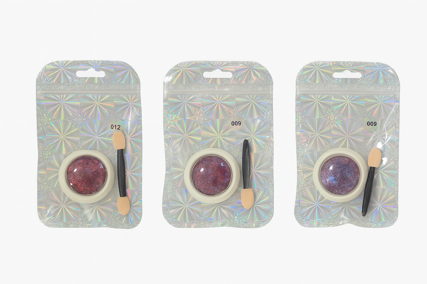 polvo aurora con glitter