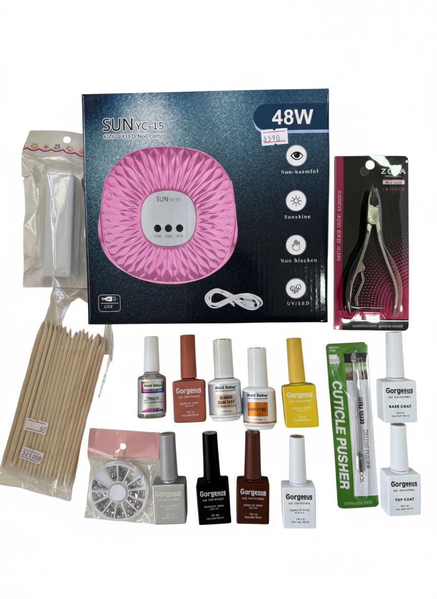 Kit Semipermanente Completo – Ideal para Uñas Profesionales o en Casa