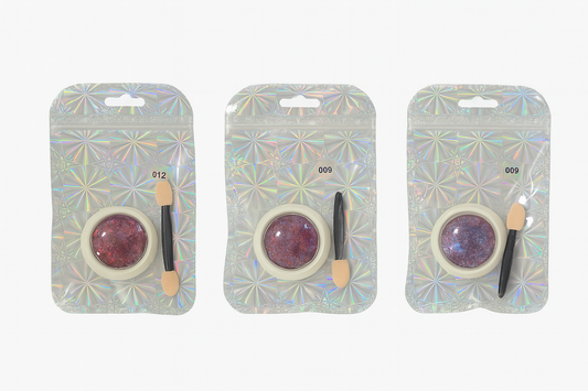 polvo aurora con glitter