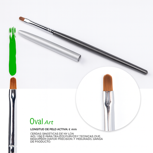 Pinceles Organic Oval Art- Fork Art