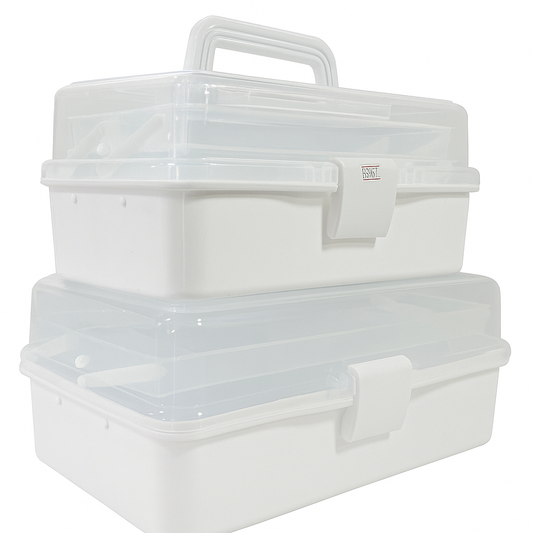 Valija Organizadora Plástica con Manija – Porta Herramientas / Manicuría