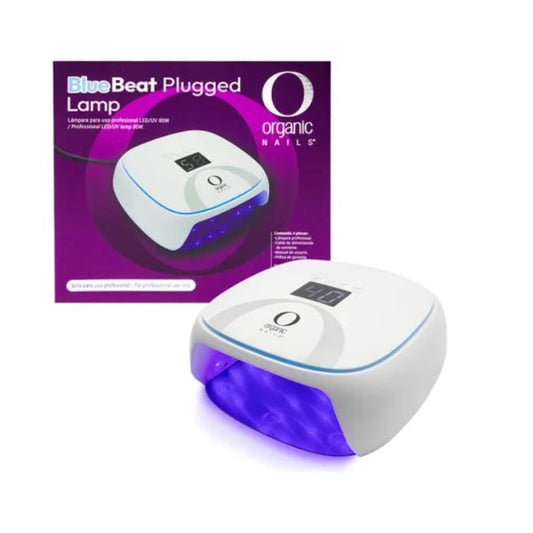 Lámpara LED UV Organic Nails BlueBeat Plugged 80W/30 LEDS - Profesional para Uñas Gel y Semipermanente