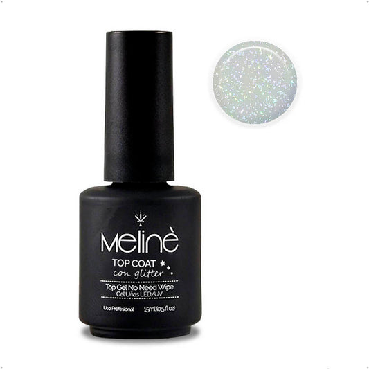 Top Coat Glitter 15ml Meline