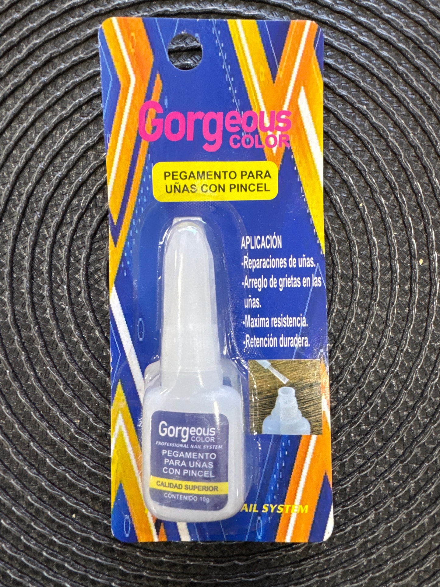 Pegamento para Uñas con Pincel Gorgeous Color – 10g