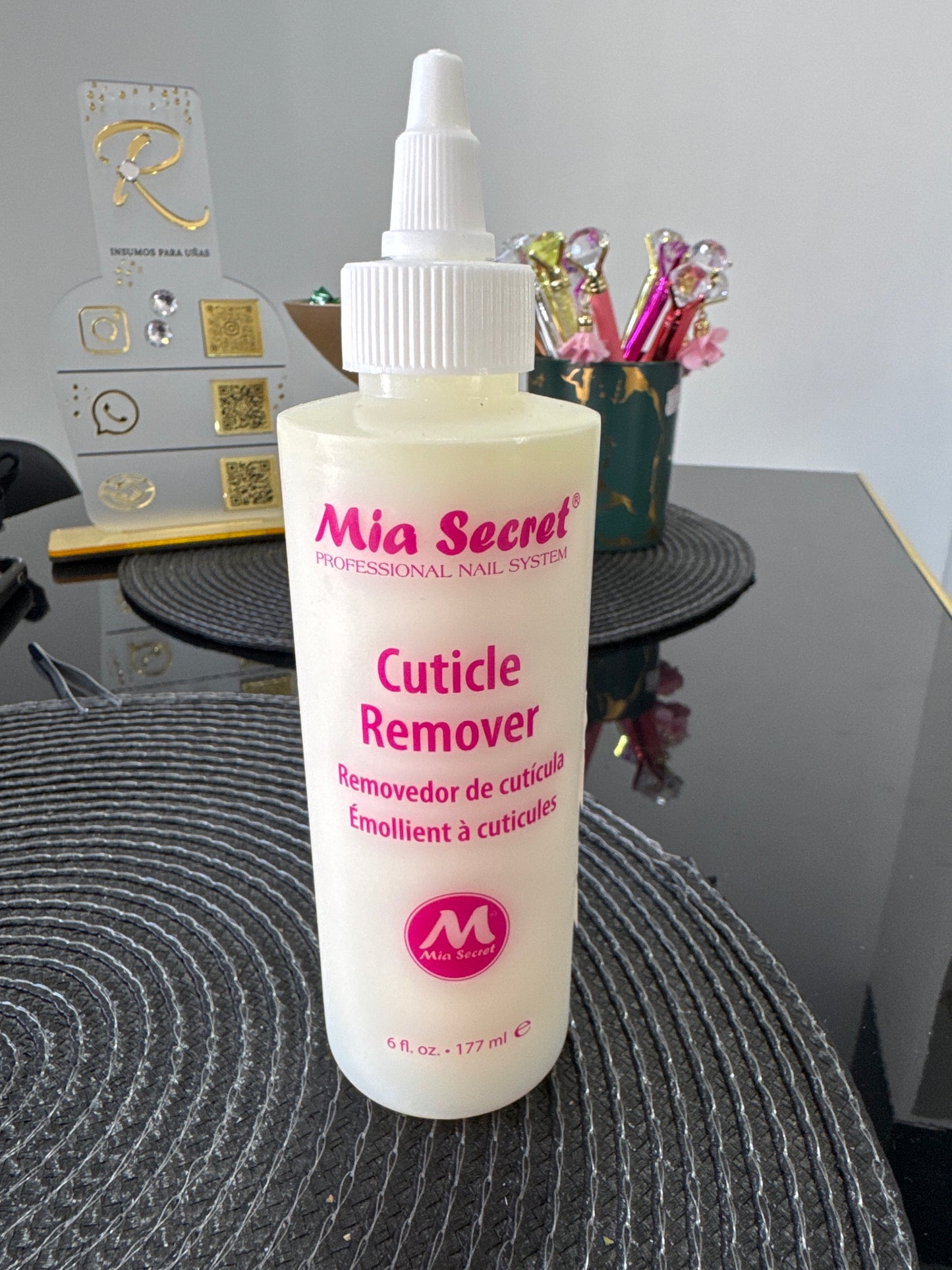 Removedor de Cutículas Mia Secret 177 ml – Profesional y Efectivo