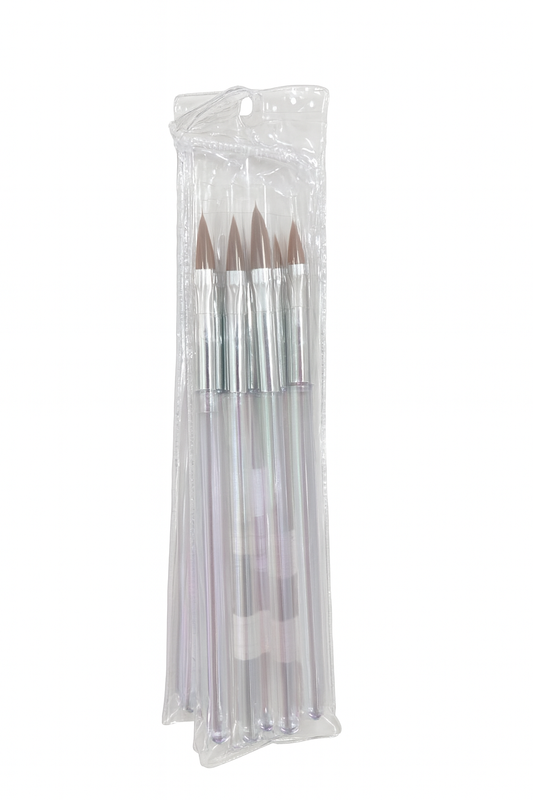 Set de 5 Pinceles de Precisión para Nail Art