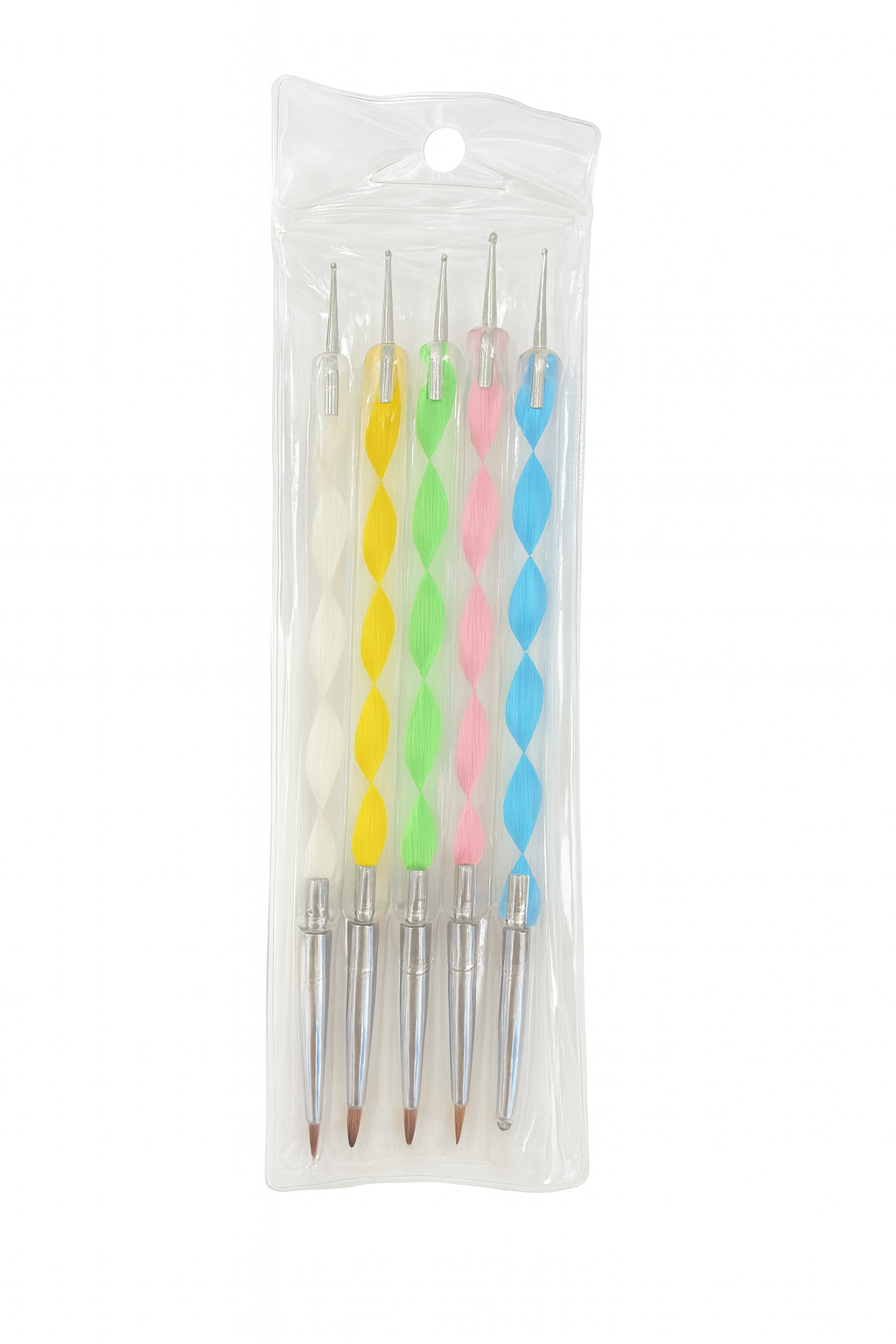 Set 5 en 1 de Pinceles y Punteros para Nail Art