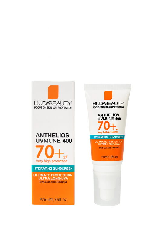 Protector solar hidratante de alta protección UVA/UVB +70
