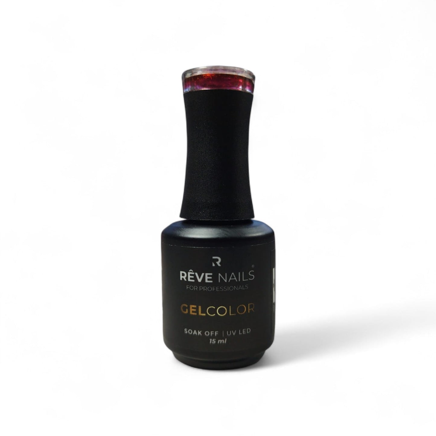 Gel Color RÊVE Nails Nebula 155 Cat eye – Rojo Tornasolado Shimmer Semipermanente UV/LED 15ml