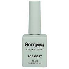 Top Coat Gorgeous envase blanco