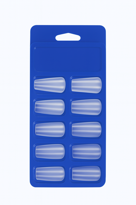 Tips press on transparente